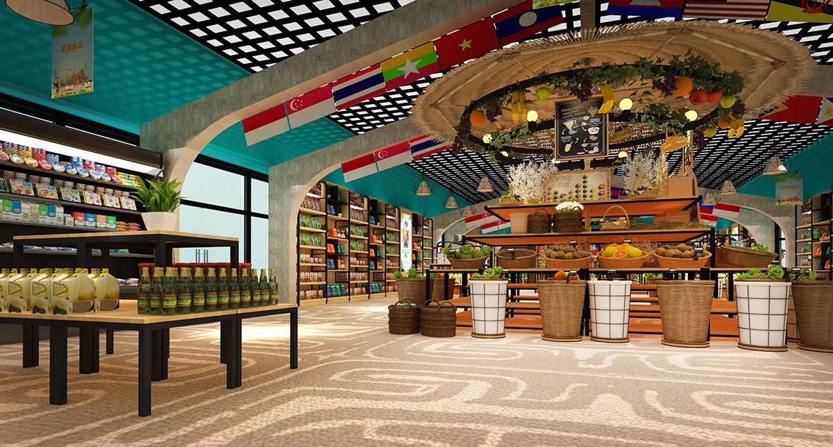 中國（昆明）南亞東南亞進(jìn)口商品展示交易中心自營區(qū)