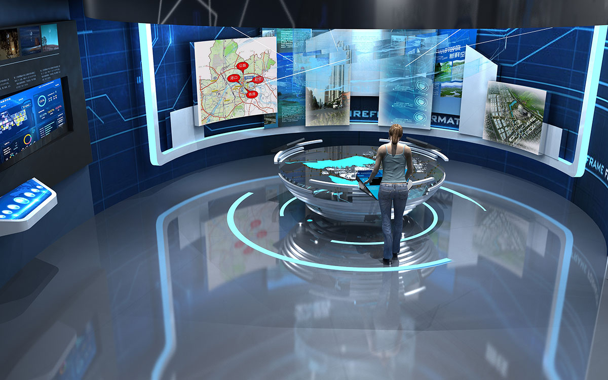 數(shù)字展廳：武漢金控貿(mào)易服務區(qū)展廳