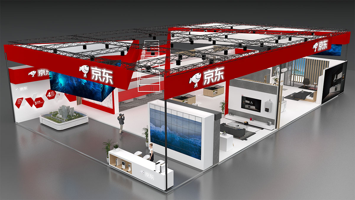 展臺搭建：京東居家
