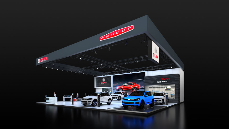 展臺(tái)搭建：TURSS版-2021年東風(fēng)風(fēng)光B級(jí)車展