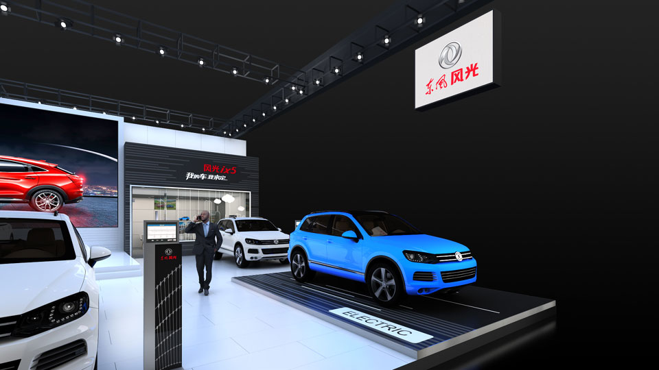 展臺(tái)搭建：TURSS版-2021年東風(fēng)風(fēng)光B級(jí)車展