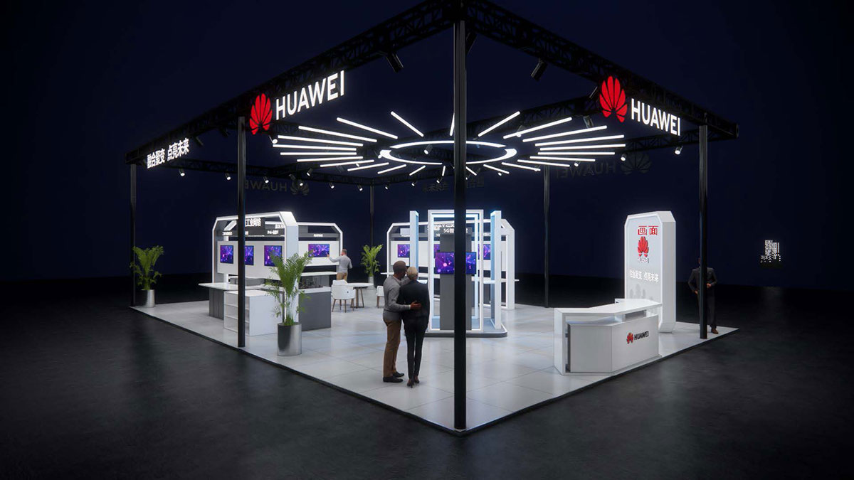 展臺搭建：華為-中國5G+工業(yè)互聯(lián)網(wǎng)大會