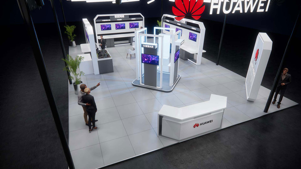 展臺搭建：華為-中國5G+工業(yè)互聯(lián)網(wǎng)大會