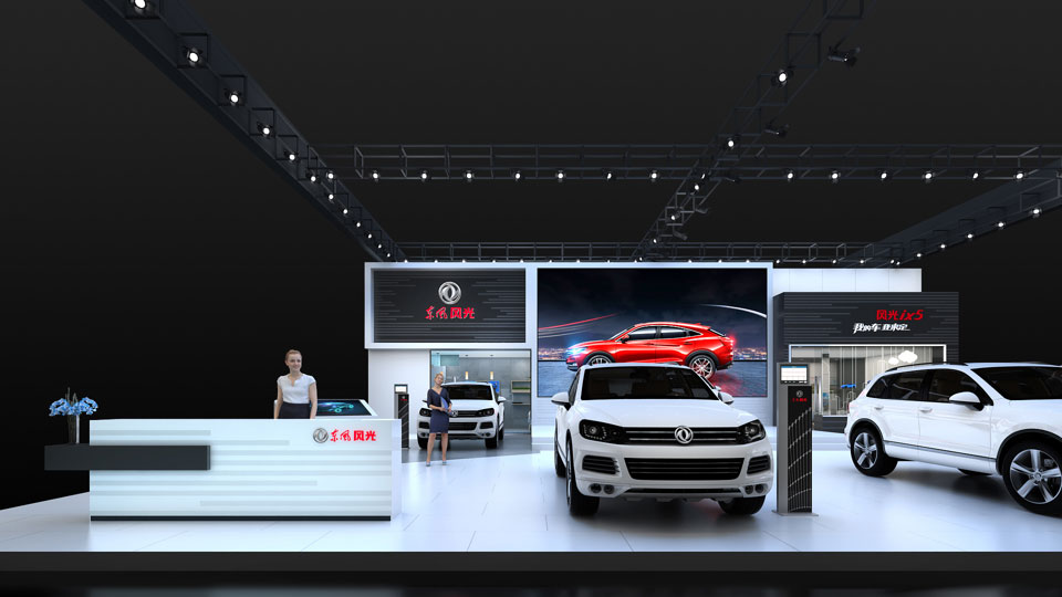 展臺(tái)搭建：TURSS版-2021年東風(fēng)風(fēng)光B級(jí)車展