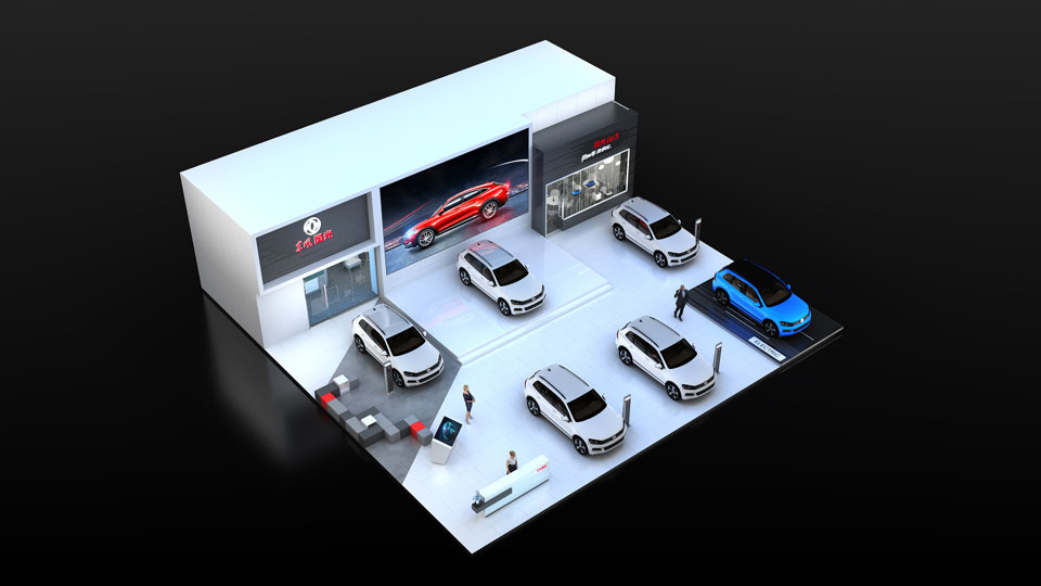 展臺(tái)搭建：TURSS版-2021年東風(fēng)風(fēng)光B級(jí)車展