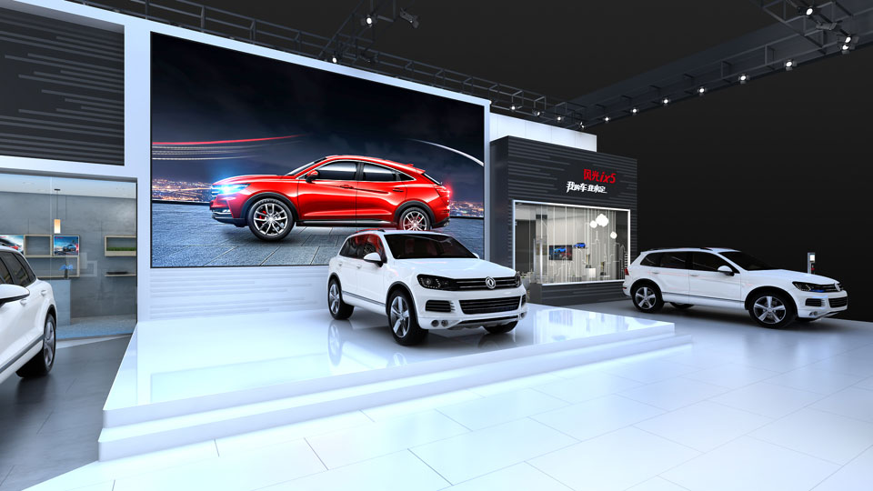 展臺(tái)搭建：TURSS版-2021年東風(fēng)風(fēng)光B級(jí)車展